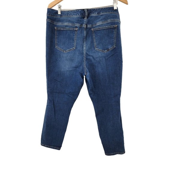 Torrid Premium Ultra Skinny Womens Size 16R Blue Jeans High Rise‎ Dark Wash - Picture 10 of 12